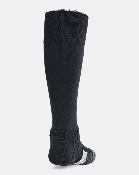 Women's UA Alto Over-The-Calf Socks in Black image number 2